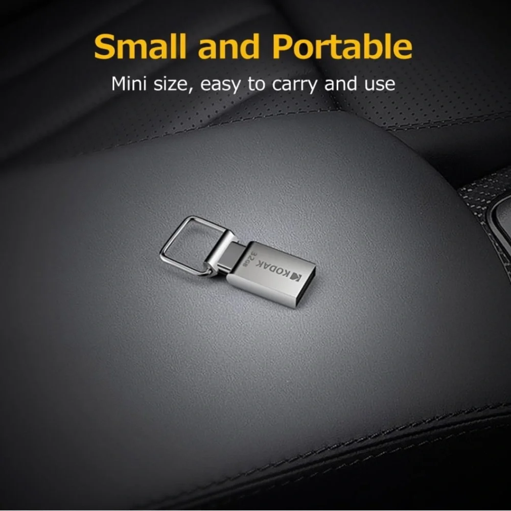 KODAK K112 Super Mini Metal USB Flash Drive 64GB USB2.0 Pendrive Memory Stick